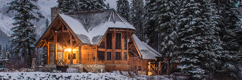 cozy winter house