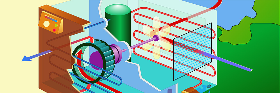 air conditioner unit diagram