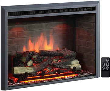 PuraFlame Western Electric Fireplace Insert Heater